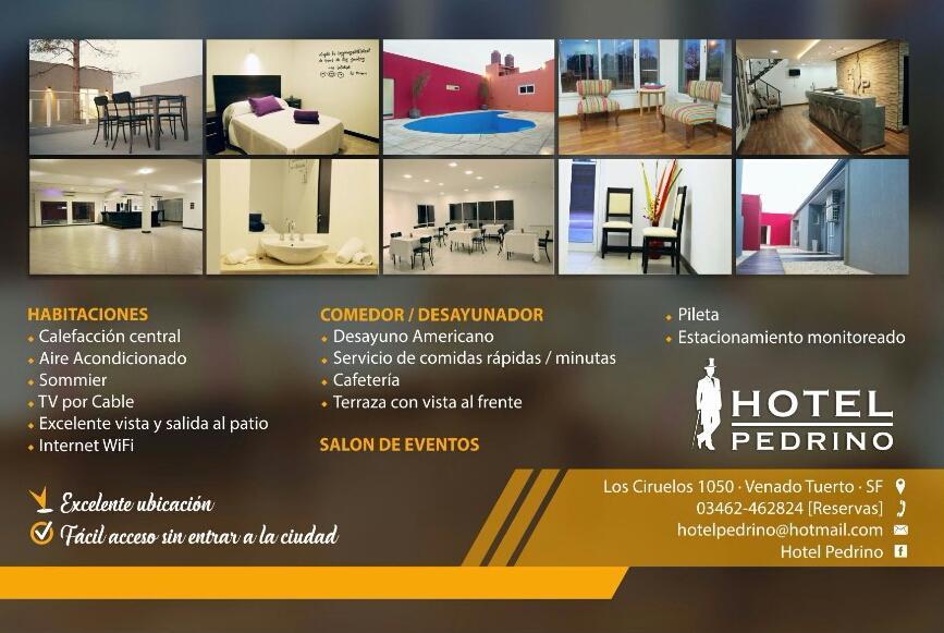 Hotel Pedrino Venado Tuerto Esterno foto